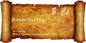 Banda Csilla névjegykártya